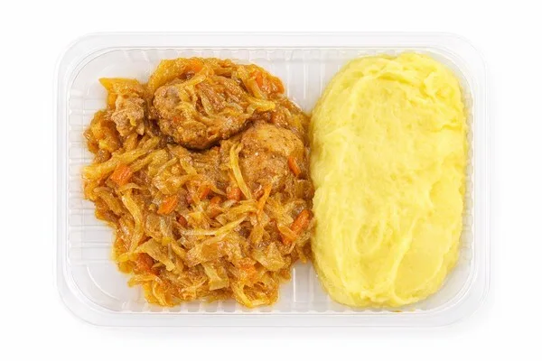 Бигус с картофельным пюре